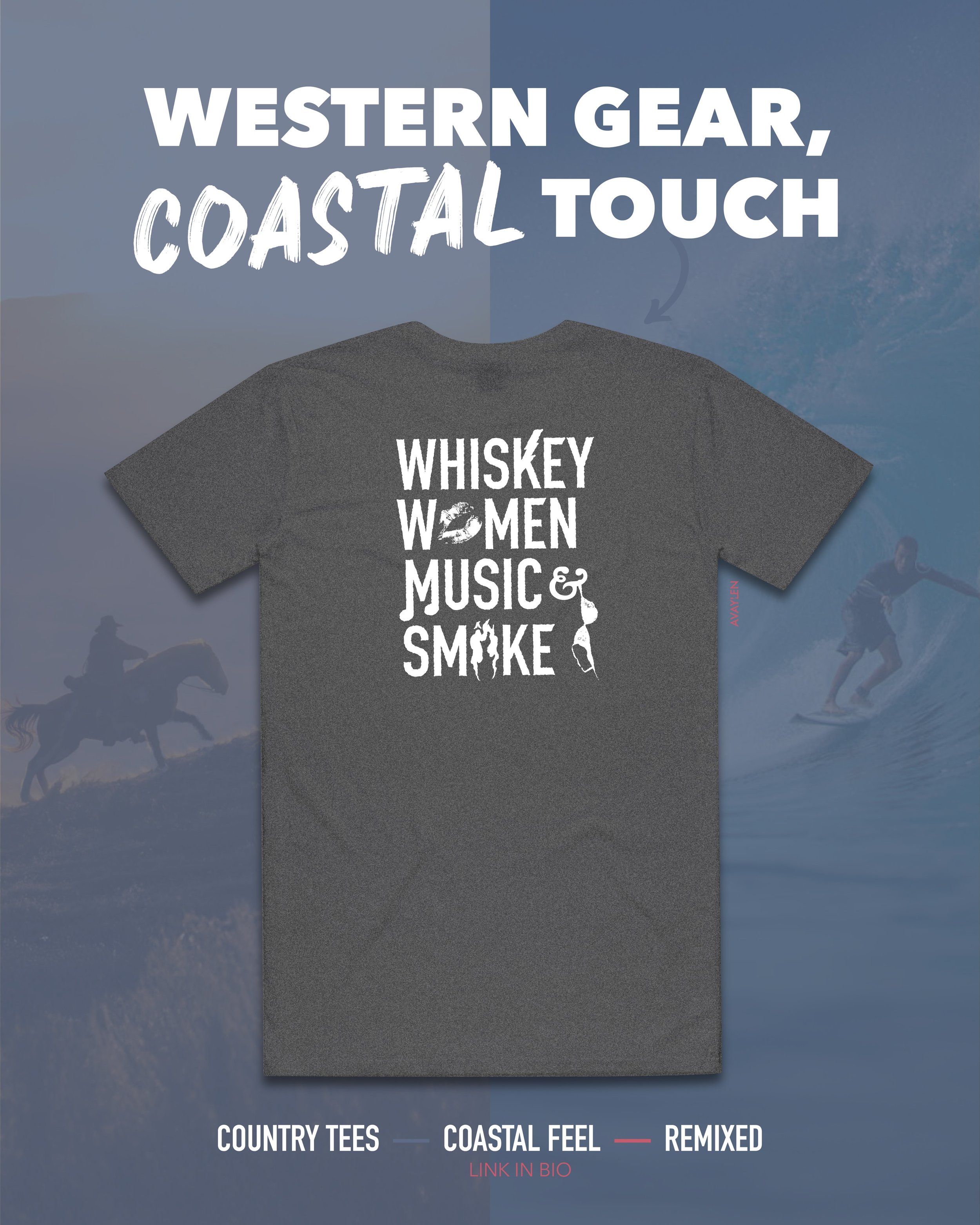We believe the West 🇺🇸 and the Coast 🌊 lives in all of us

Avaylen makes elevated coastal-inspired western wear built for beaches and backroads⚡️Gear up on Avaylen.com
.
.
.
#avaylen #socalcountry #countrymusic #westernwear #coastalcountry
