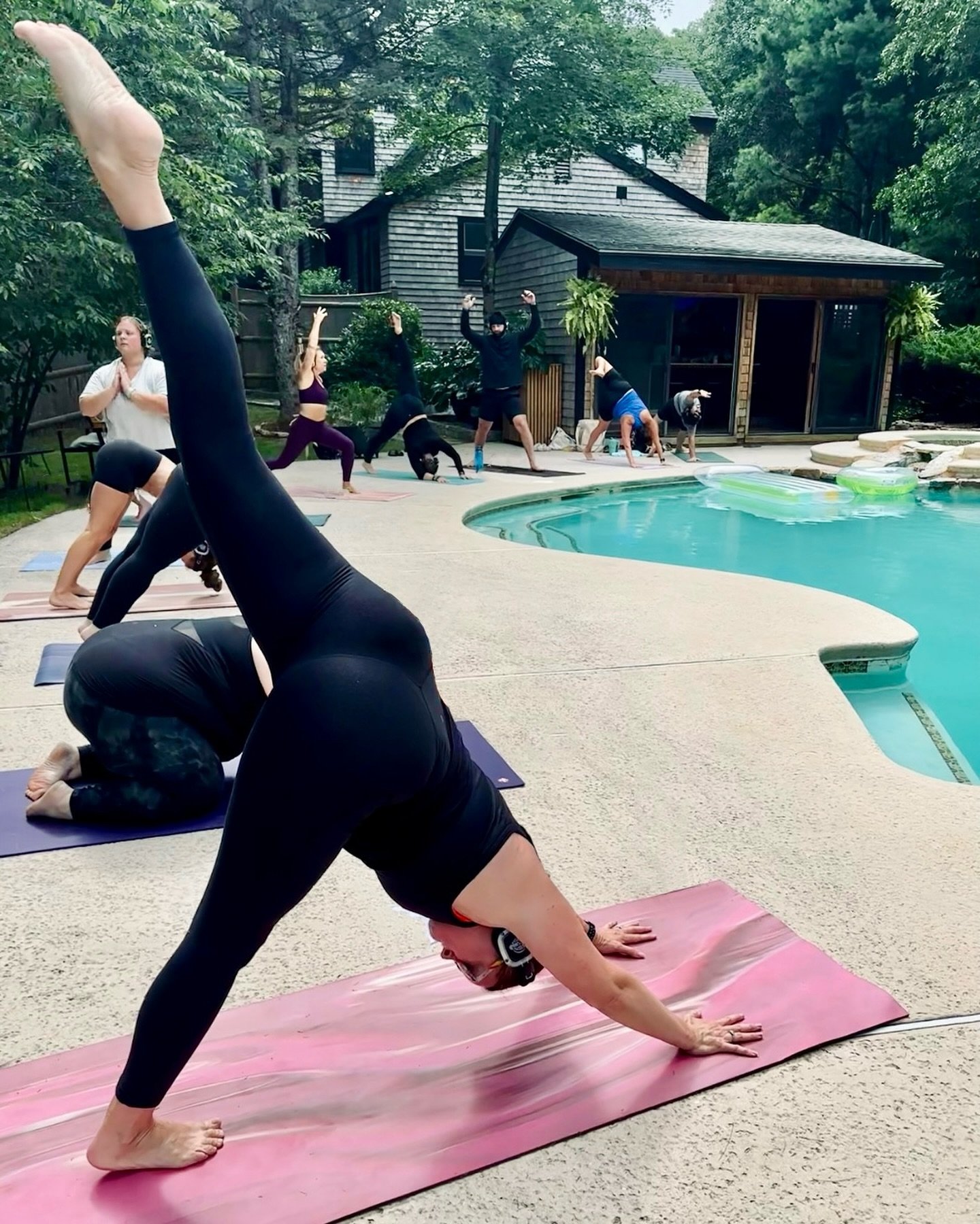 NEXT SUNDAY 💦  It&rsquo;s time to take our practice outside, and enjoy a summertime dip! Pack your mat and your swimmies, and come on over for a Sunday morning yoga party!

SUN JUNE 30 
9:30am

☀️75 min vinyasa poolside
☀️snacks and pool hangs after