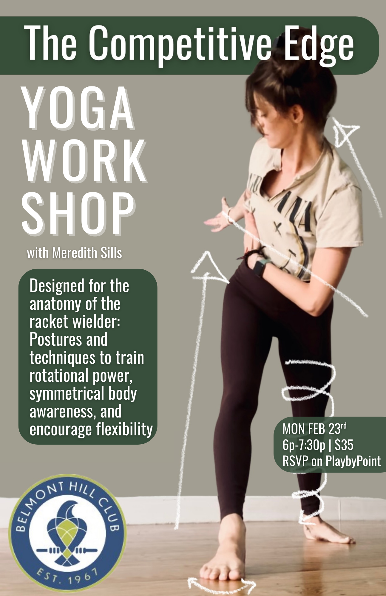 The Competitive Edge Yoga Workshop for Tennis Players