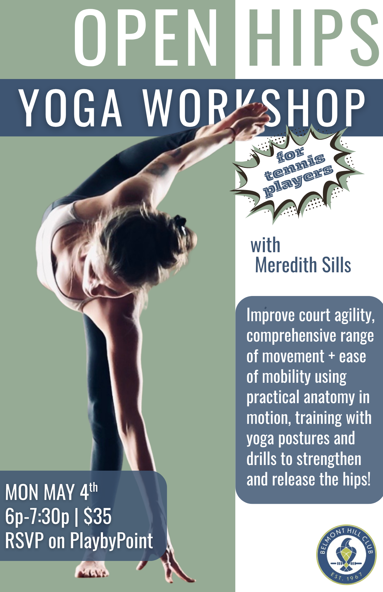 Open Hips YOGA WORKSHOP