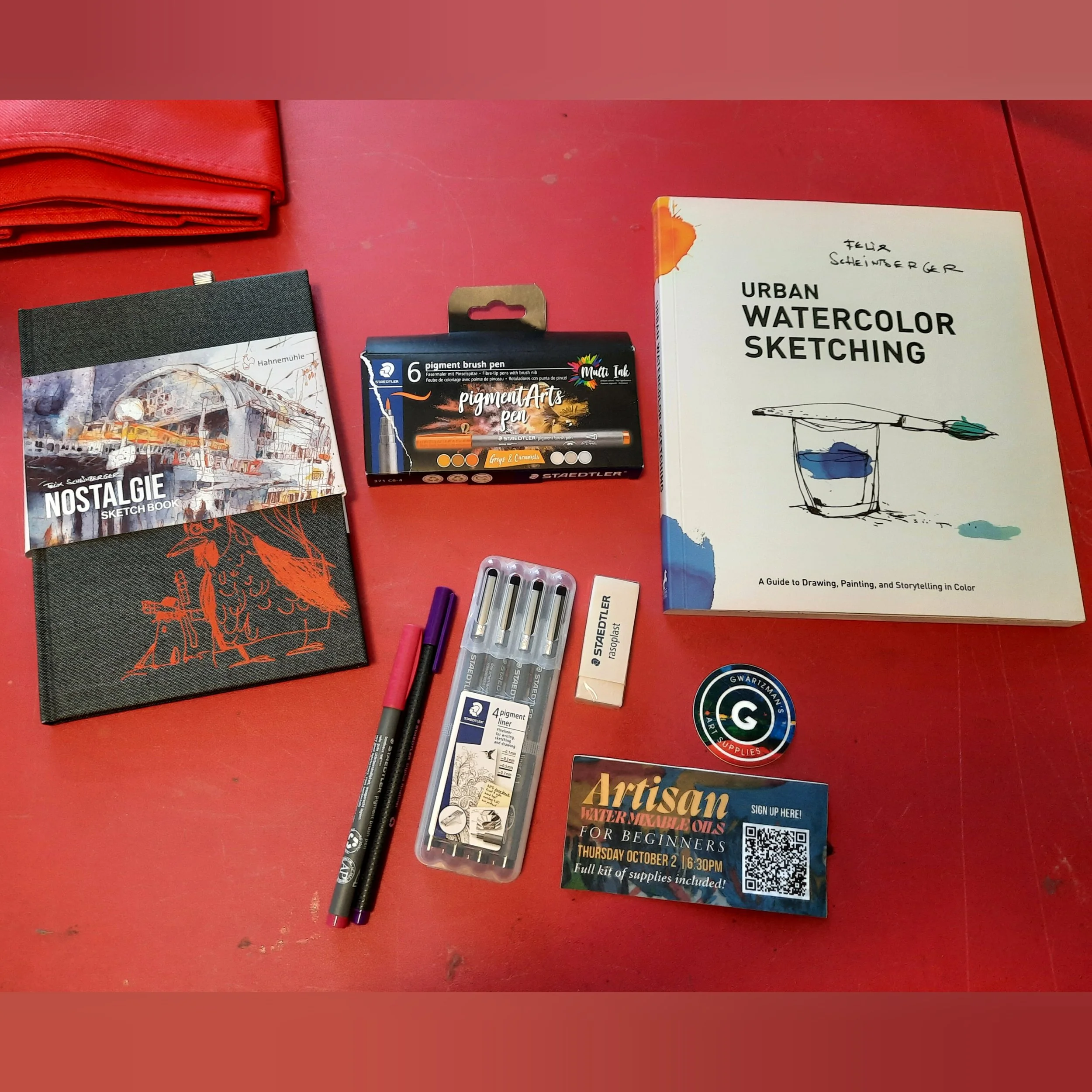 Goodies from Felix Scheinberger x Gwartzman's in Toronto / Artist's Talk and Sketch Walk 