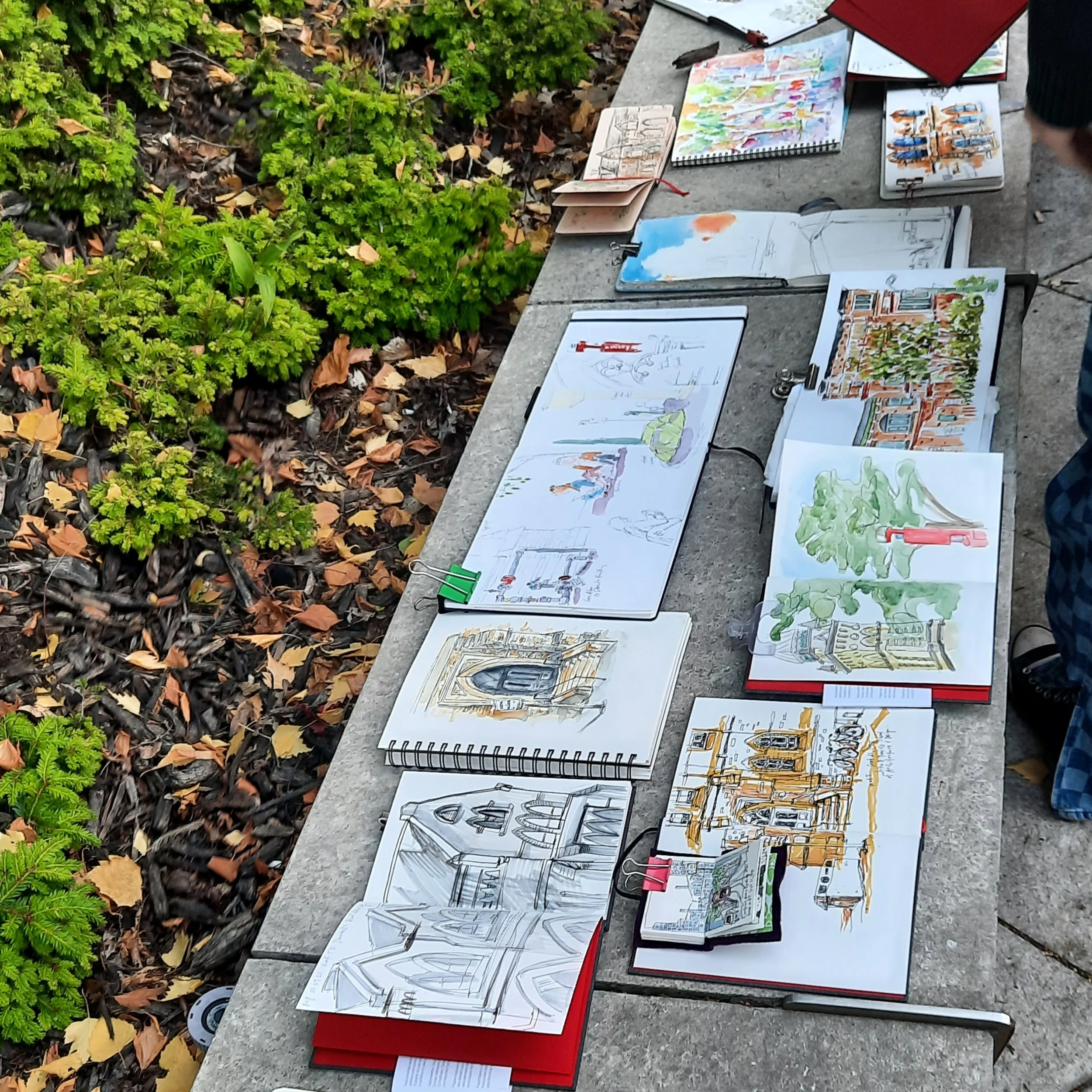  Felix Scheinberger x Urban Sketchers Toronto - Sketch Walk Event
