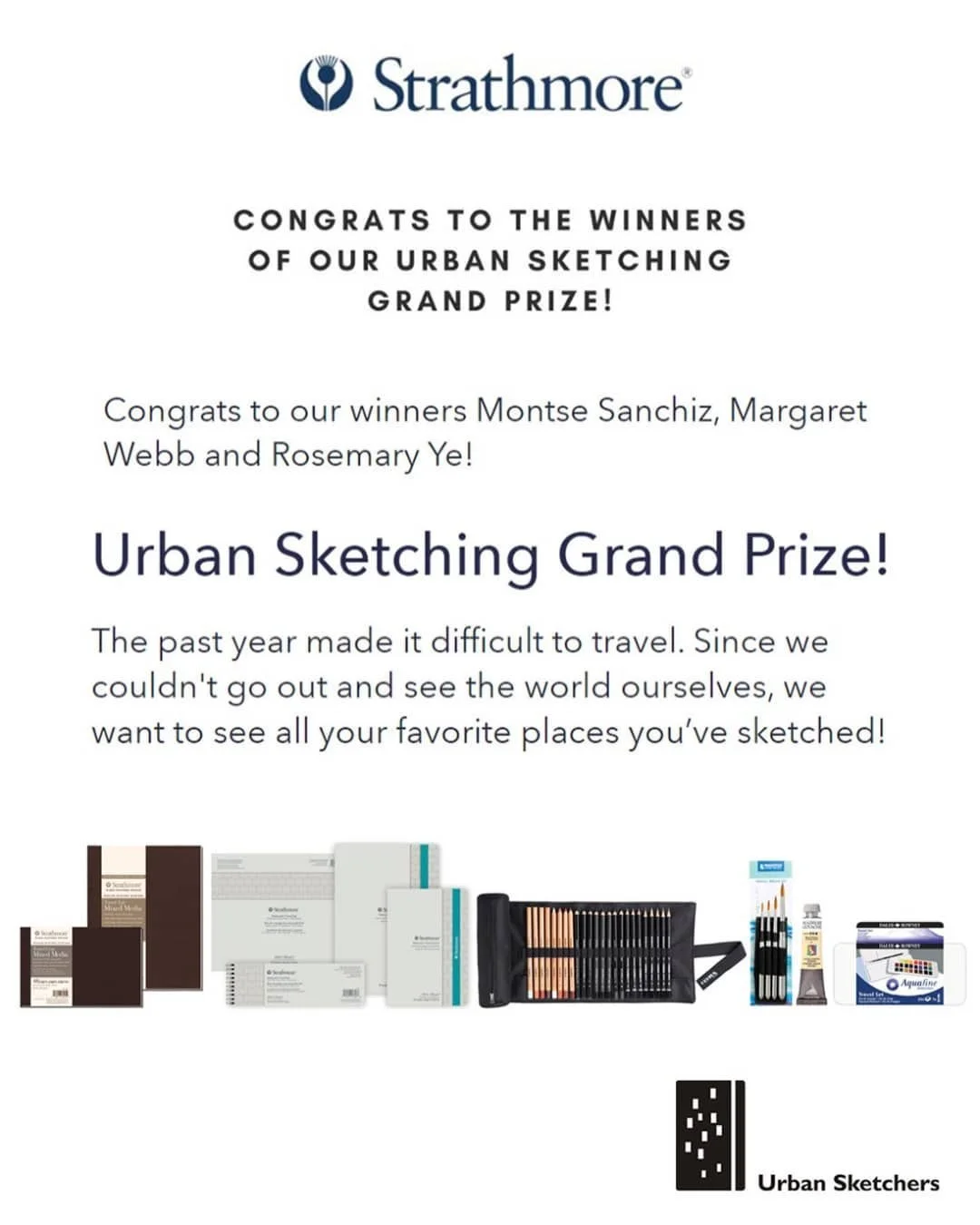 Urban Sketching Grand Prize (hosted by Urban Sketchers x Strathmore)