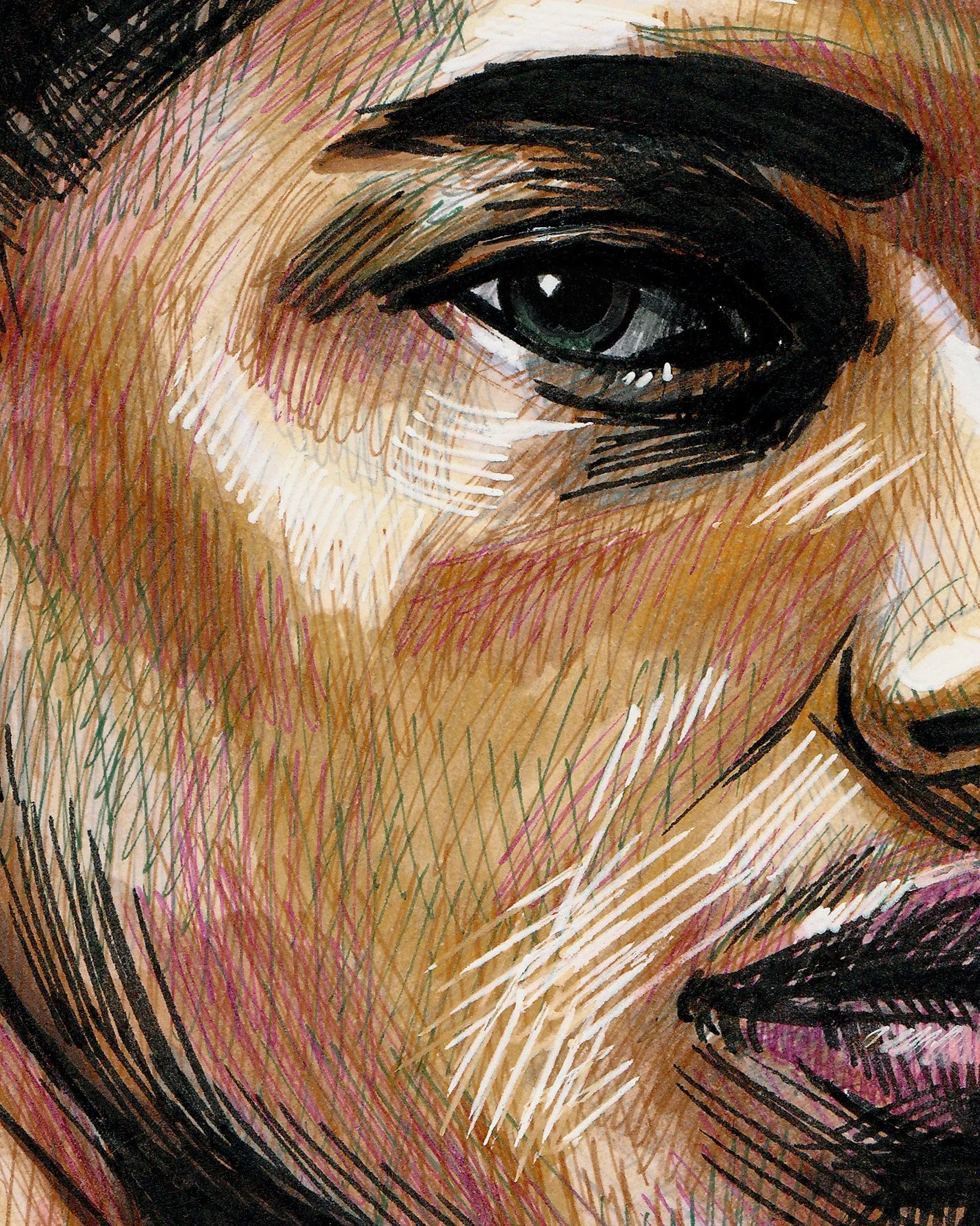 Portrait of Jude Bellingham (details)
