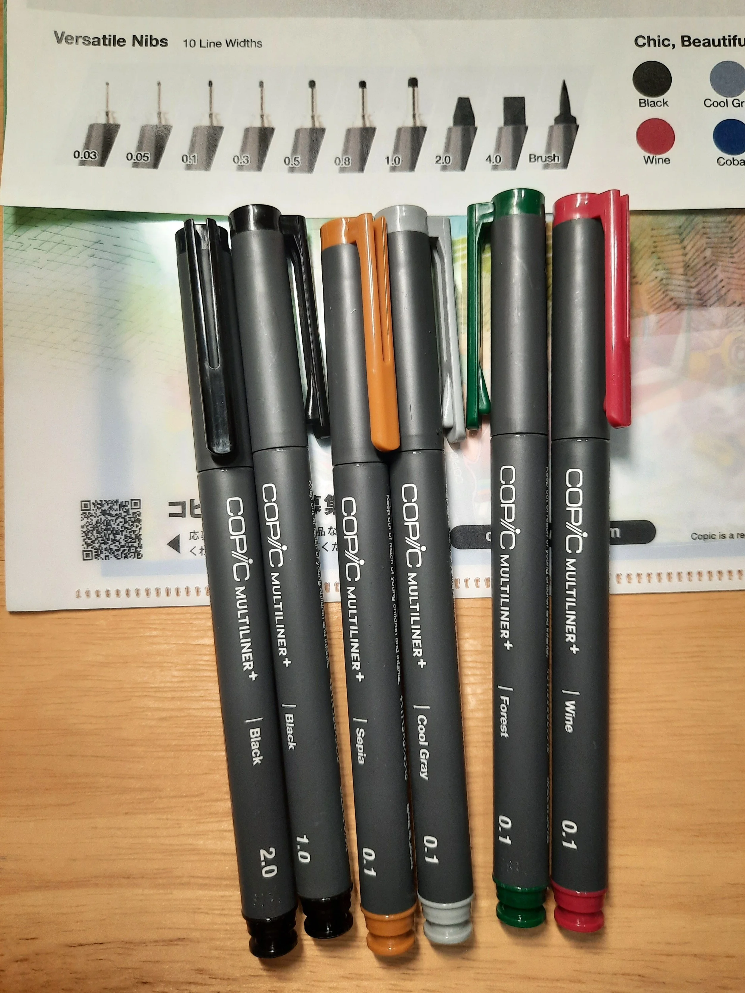 New Copic Multiliner+ (gifted)