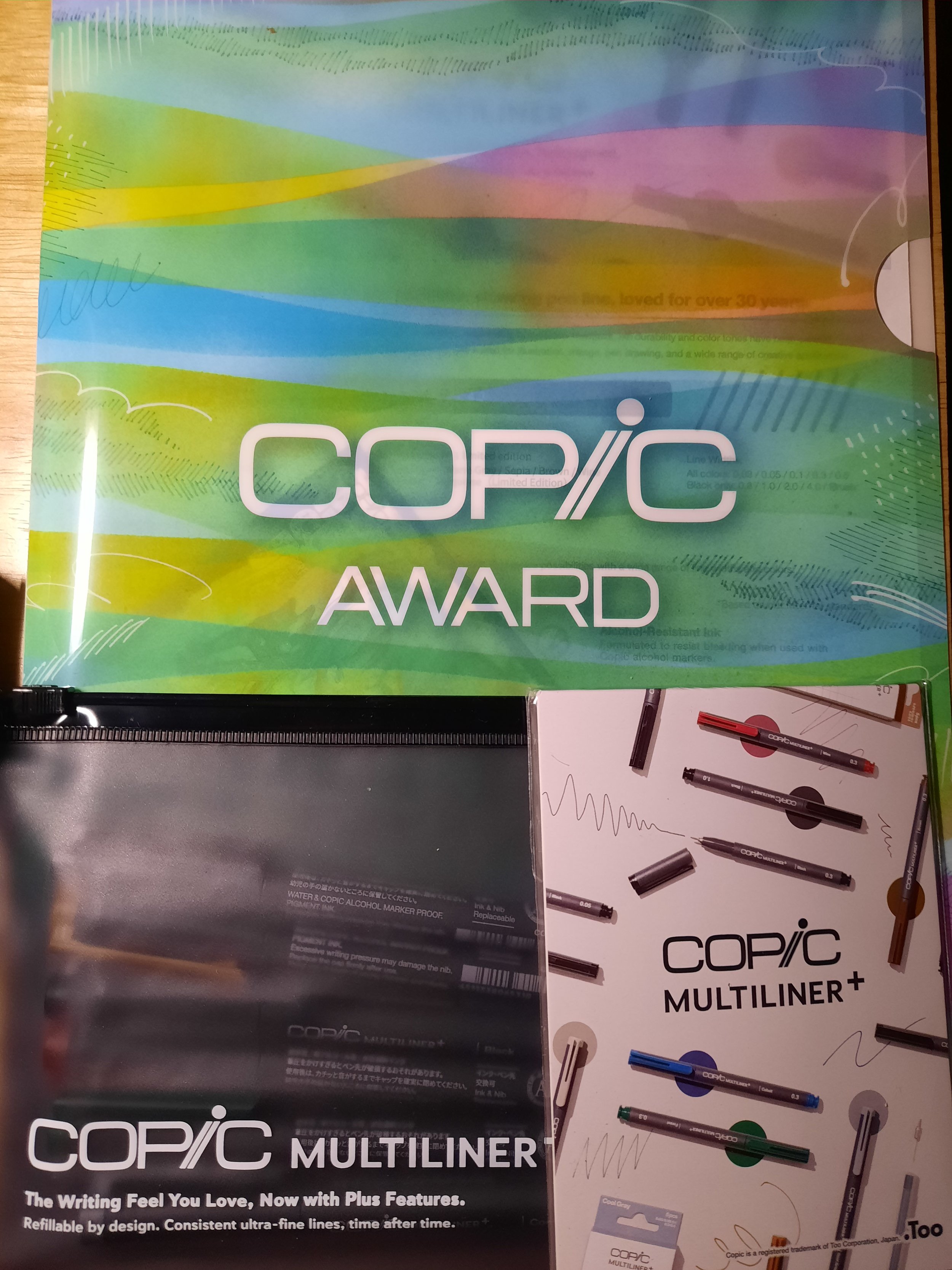 Copic Multiliner+ gift folder/package 