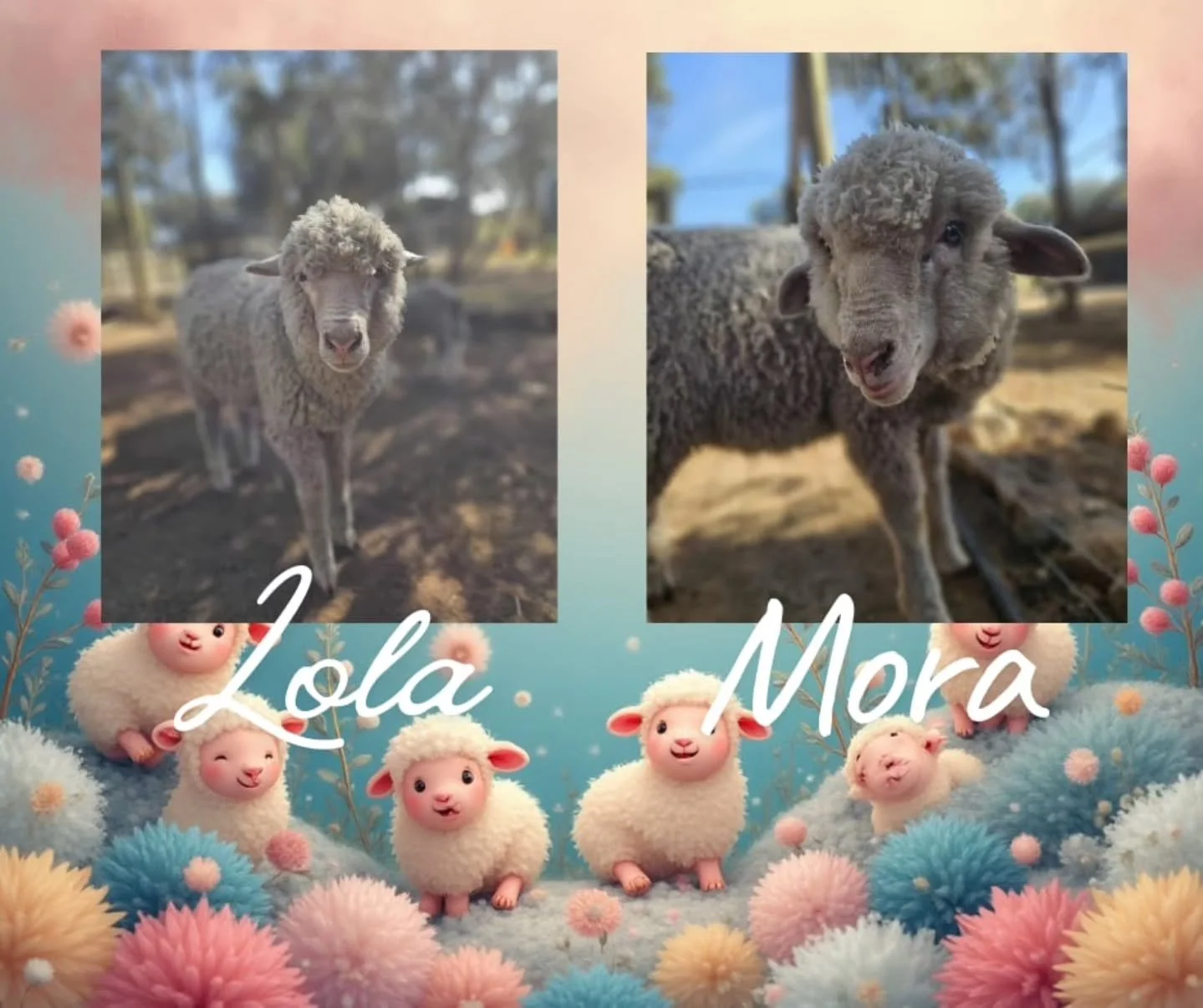 LOLA &amp; MORA

Just 4 1/5 to 5 months ago two lambs would be rescued from the exact same atrocity miles apart.

This story is about survival and strength. Without knowing, Lola &amp; Mora would highlight the plight of babies discarded in a drought.