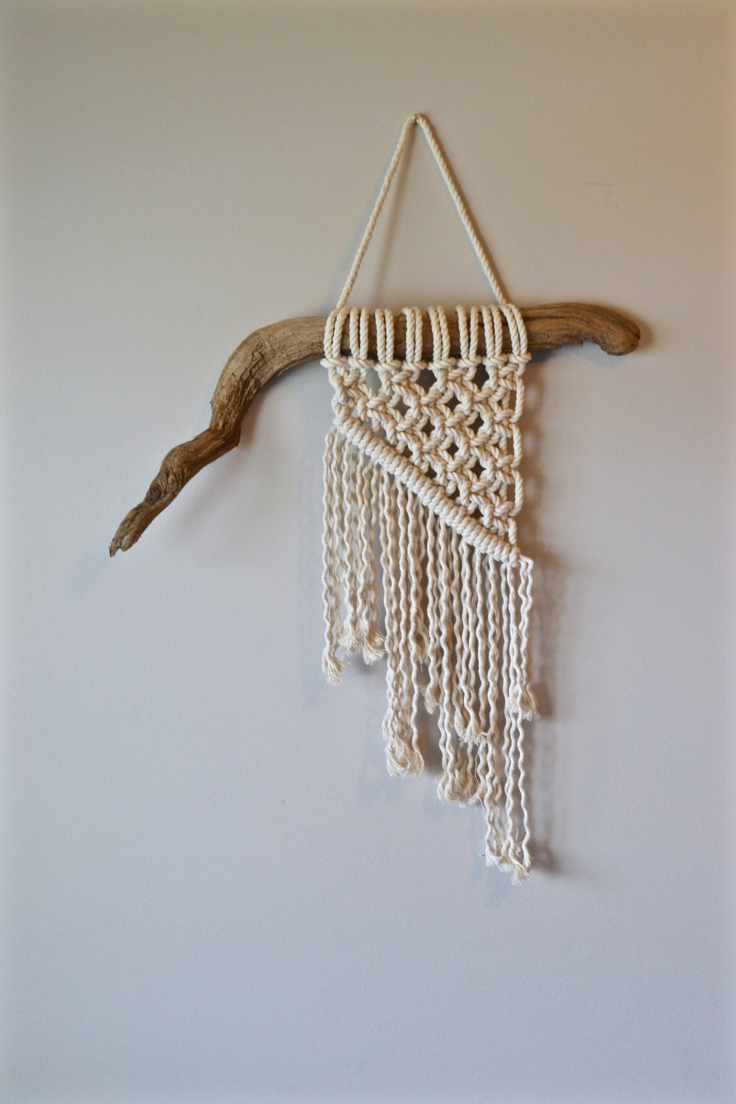  Simple little rope piece - currently resides in our spare bedroom. 