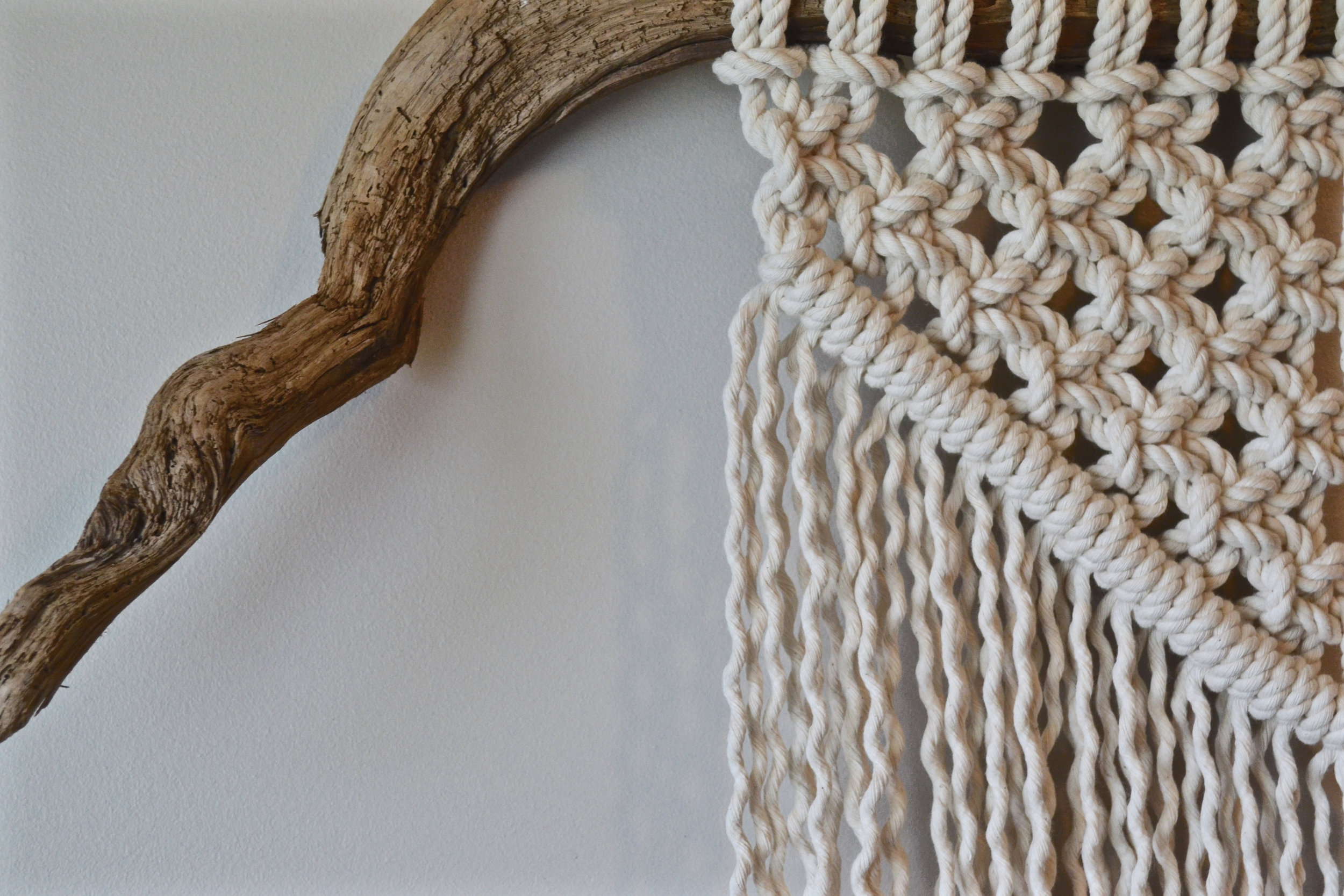  Simple little rope piece - currently resides in our spare bedroom. 