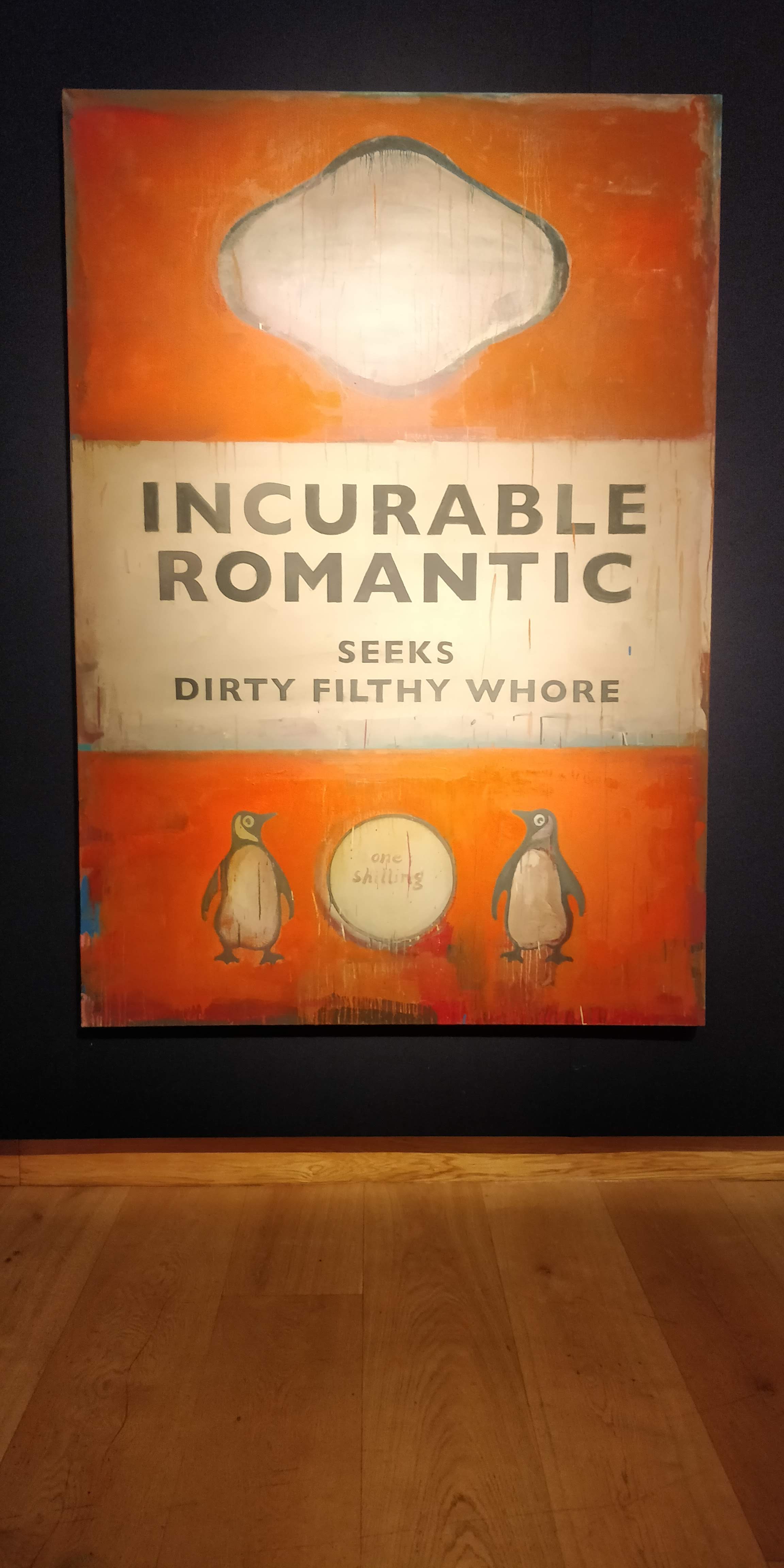 Harland Miller, Incurable Romantic Seeks Dirty Filthy Whore, 2007