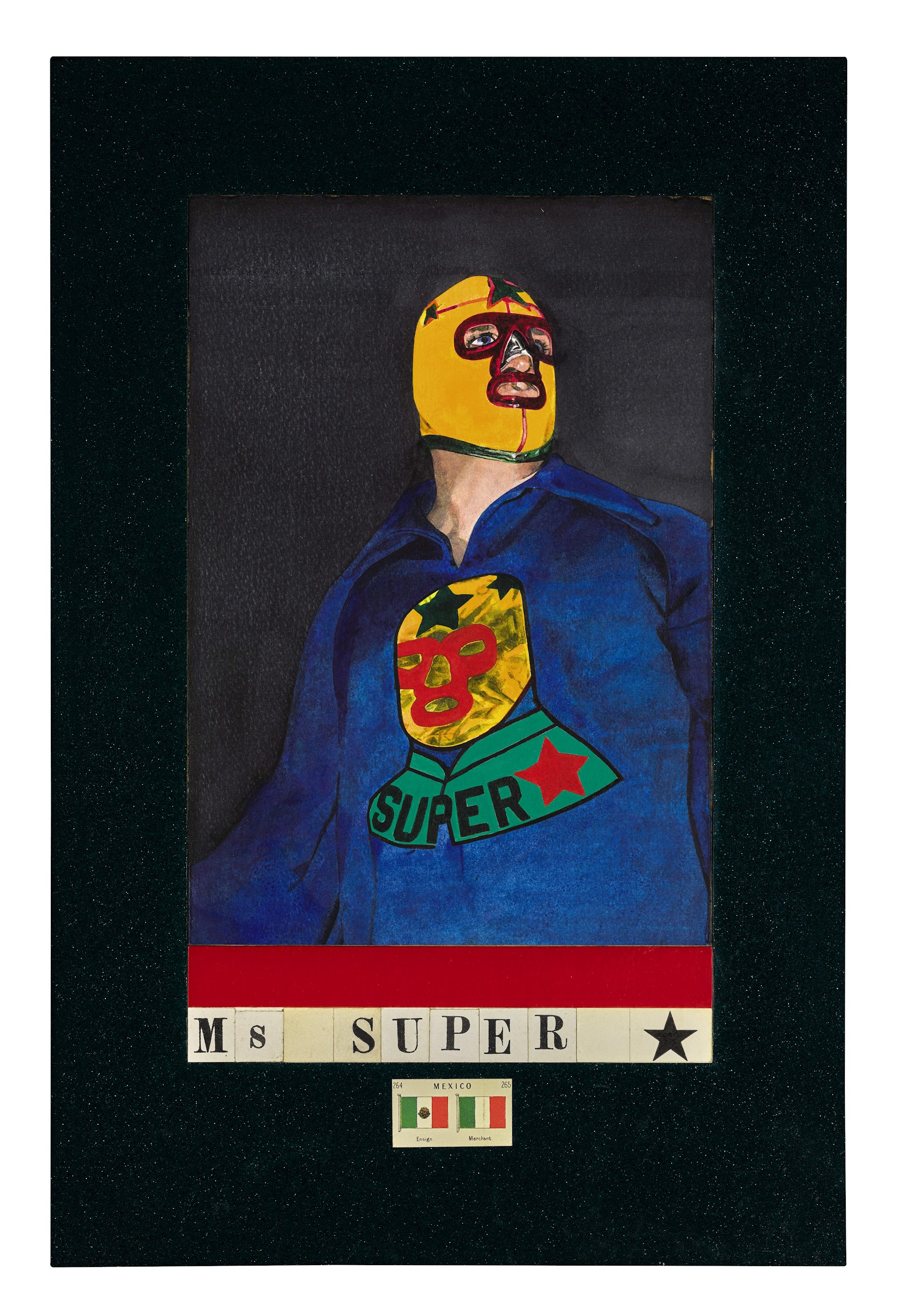 Peter Blake, Ms Super, 1987. Courtesy Christopher Kingzett.