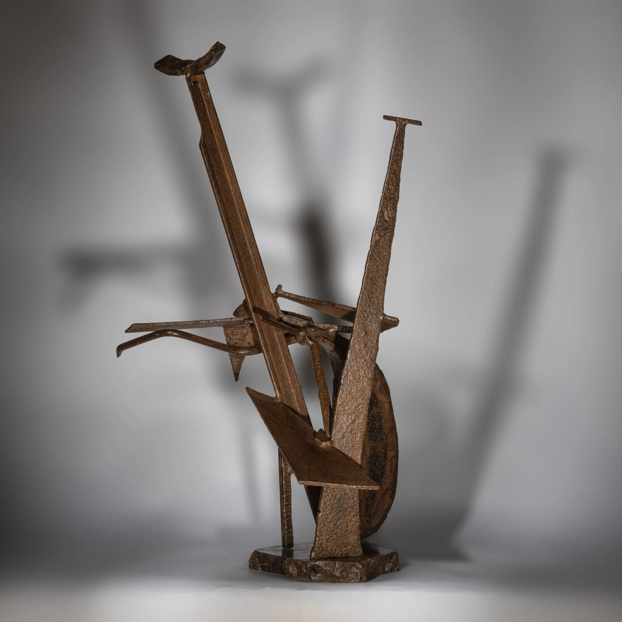 Michael Lyons (1943-2019) Mithras Suite II: Friendship , Steel, 70 cm