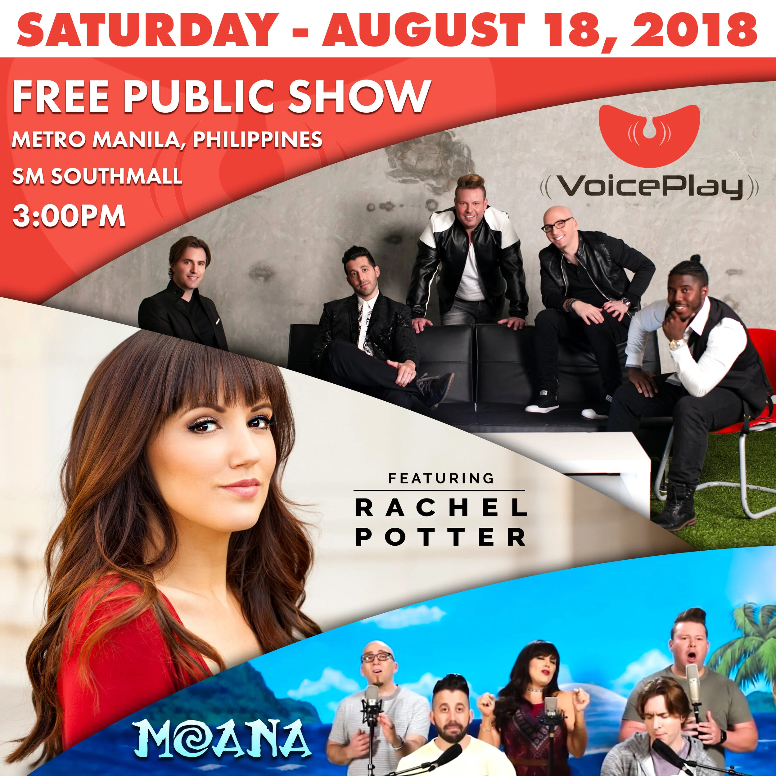 VoicePlay x Rachel Potter Heading to Manila, Philippines!