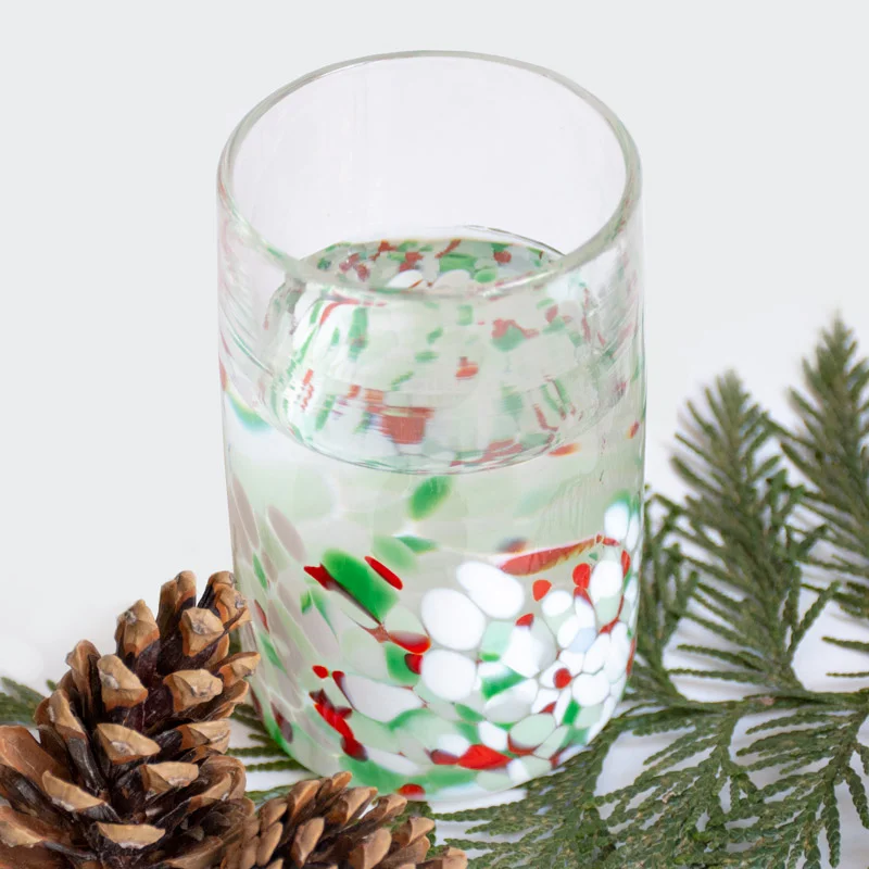 Holiday Tumbler | Tara Blown Glass