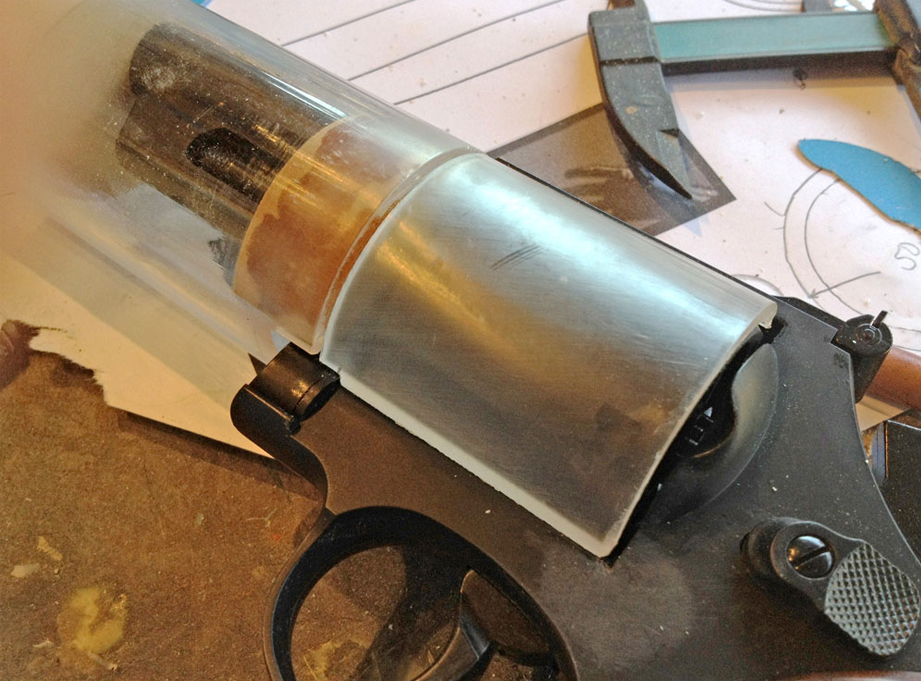  The remainder of the tube was used to make the cylinder covers. 