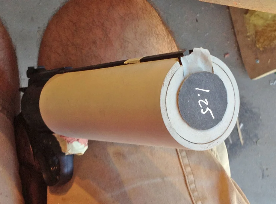 The .75 caliber made the barrel look like a silencer and it wasn’t until you got to 1.25 that the thickness of the metal looked appropriate as a gun barrel. This thing would fire one big, monsta-killin’ bullet!