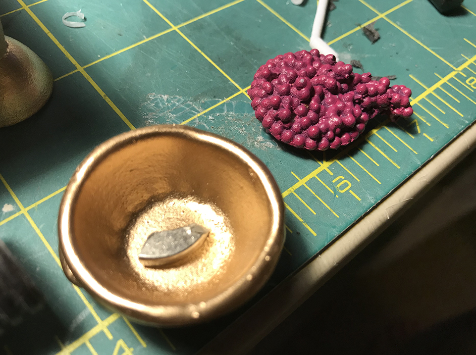  Another chunk of magnet was added in side the bowl. 