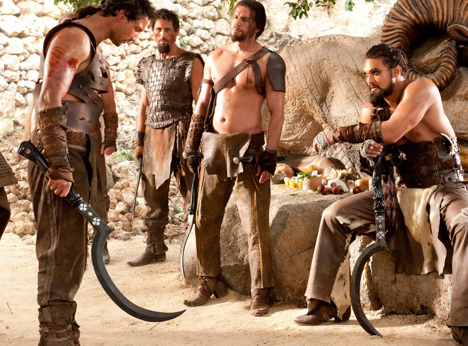  There's so much cool stuff in Game of Thrones but I really love the Dothraki swords. 