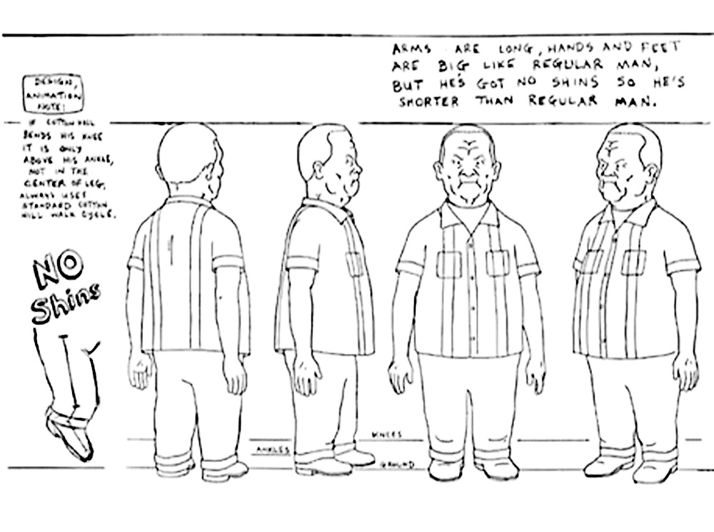  I found the original model sheets for him online. You can’t ask for better reference than that. 