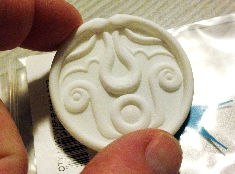  The back button back from Shapeways. 