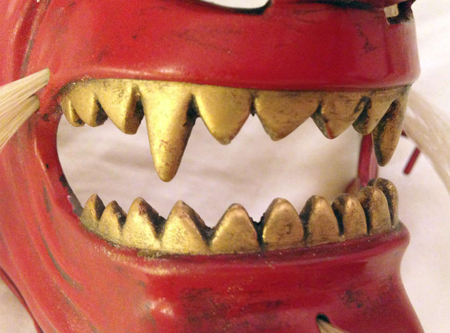  Detail of the teeth. 