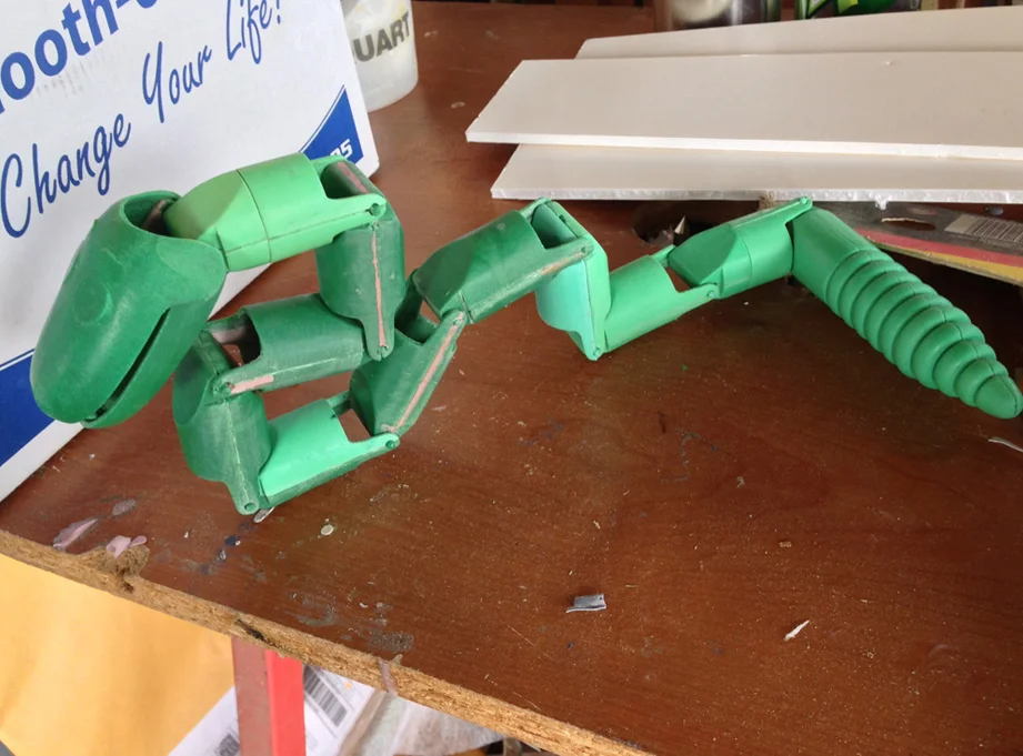 A quick test fit. It was a lot of work to clean up the parts just to get to the prototype stage.