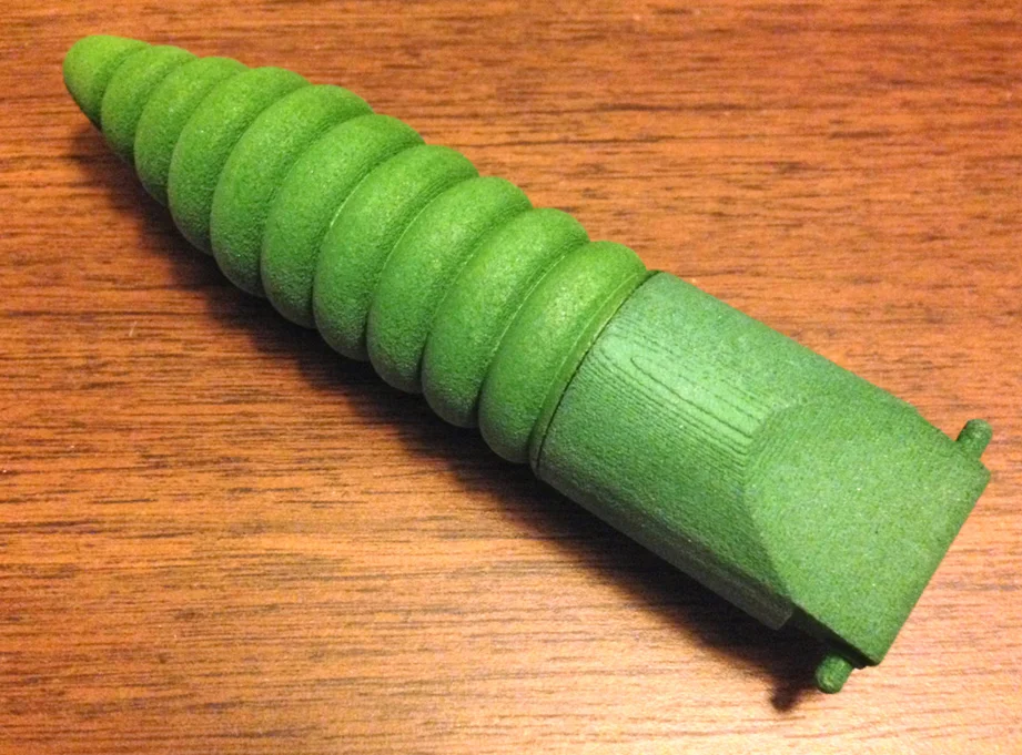 A little super glue completes the tail.
