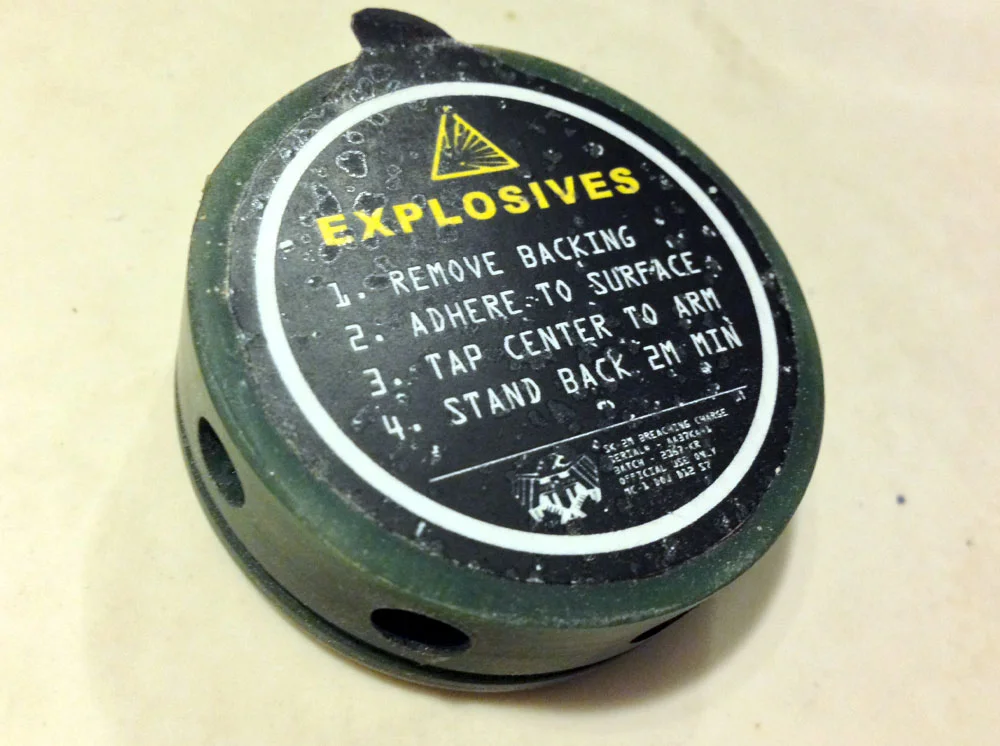 Someone online was nice enough to re-construct the backing label on the mine so I just printed it on label stock and applied it to the back.