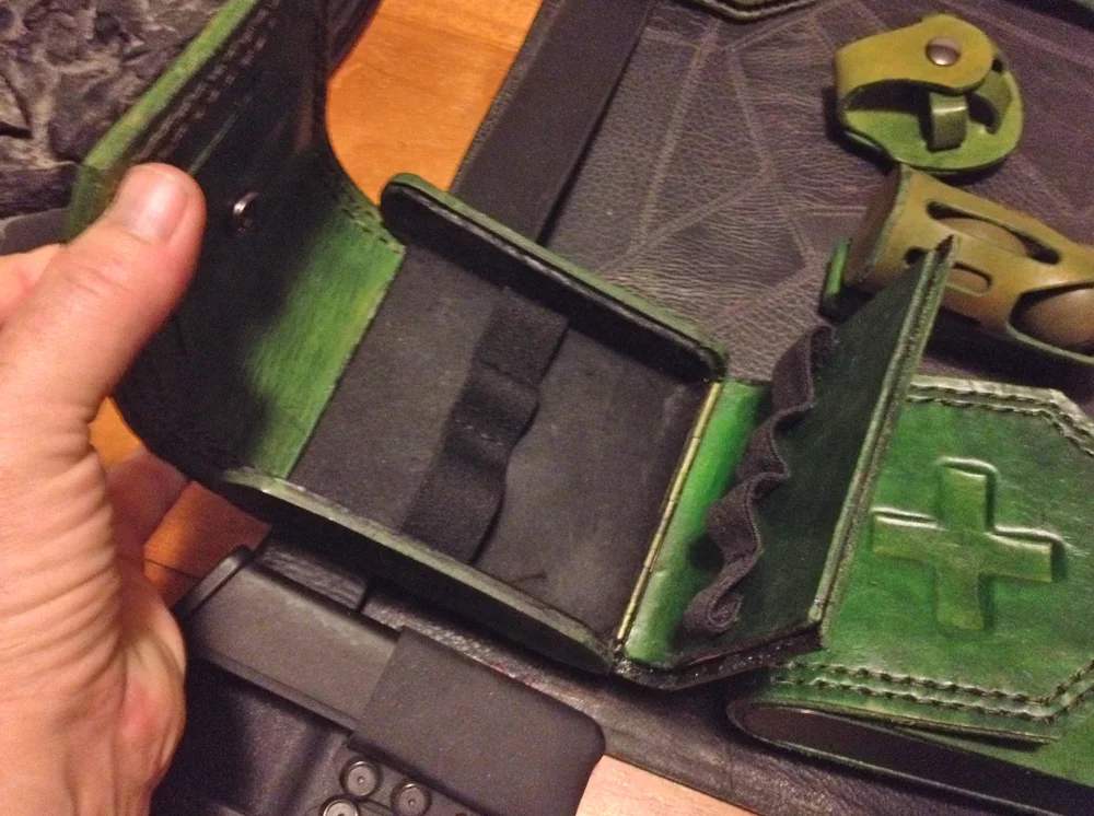 The inside also had all the elastic loops for the medical equipment (still to come!)