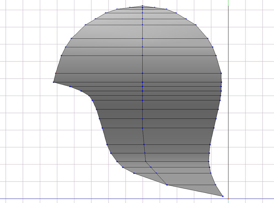  …and then pulled the line work into Strata3D to start modeling. 