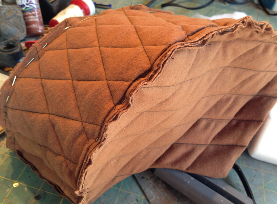 The sides were attached to the center strip.