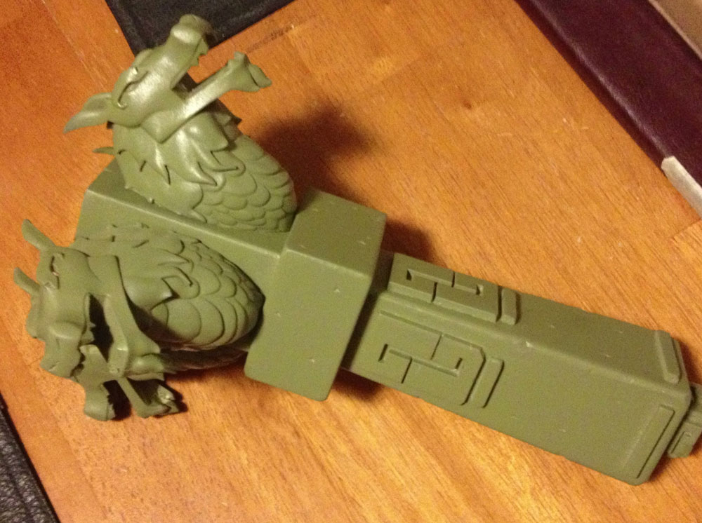 The final assembled prop.
