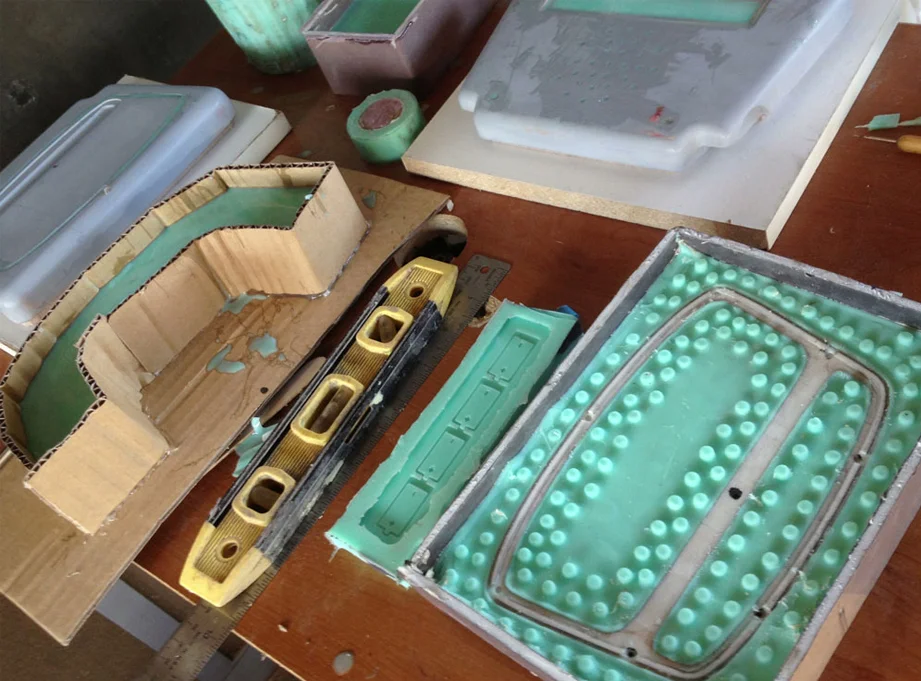 All parts were molded in Smooth-On MoldMax 40.