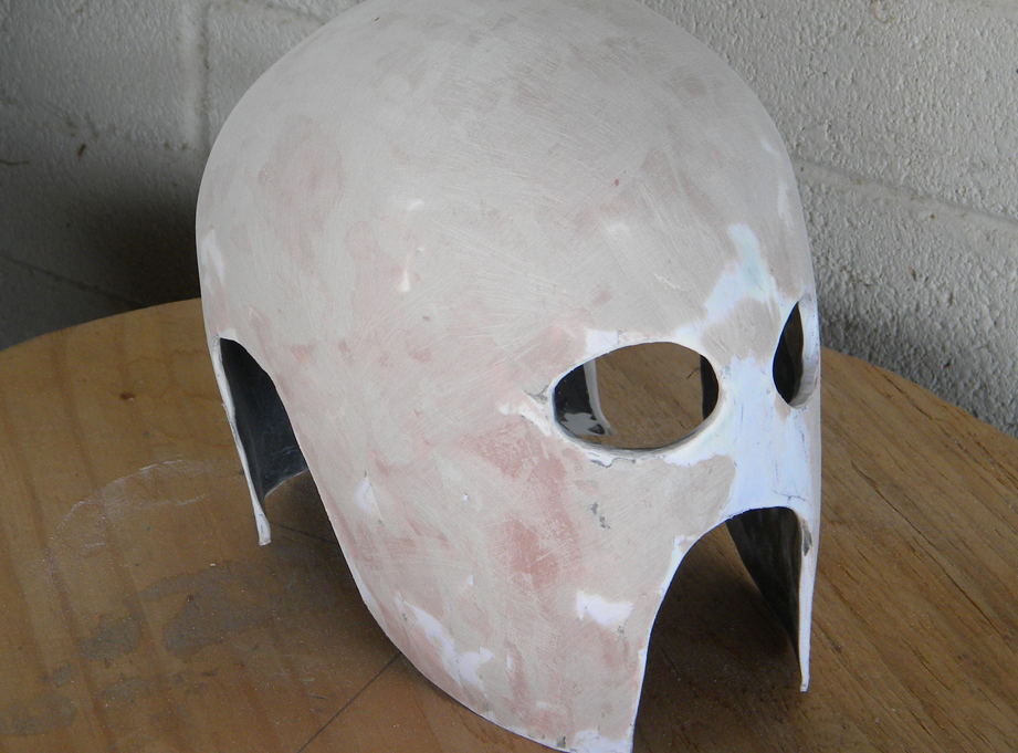  I sanded the ridges off the outside and used Bondo body filler to smooth out the surface. 