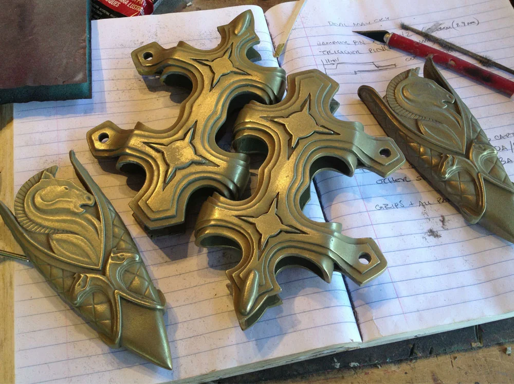 Some buffing with 000 steel wool, and the real metal shine comes out!