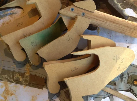 Here are all the layers for the pistol grip!