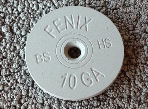 To make the end of the shotgun shells, I had an acrylic disc laser engraved. I based the engraving graphics on a Remington shotgun shell. After consulting with the client (who knew the material much better than I do), we decided to make the shells hold 10 gauge shot. The “HS” on the Remington stands for “Home Security” which seemed to work for this as well. The “BS” stands for “Blind Squirrel” since the Remington puts the line brand there.
