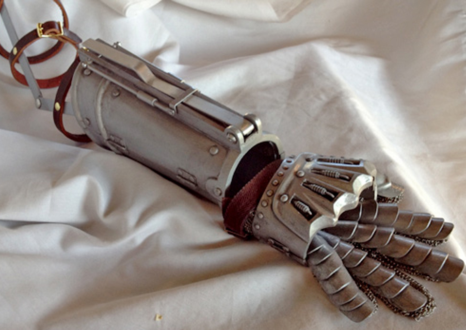  The final Army of Darkness mechanical hand…ready to wear and smite deadites! 