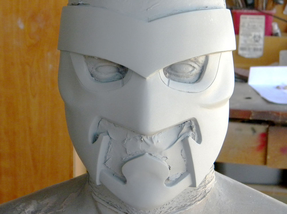  The final mask ready for molding. 