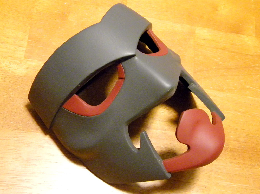  The finished full mask. 