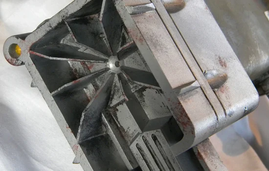 Detail of the muzzle.