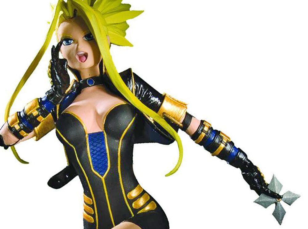 I was commissioned to make a pair of throwing stars for a Black Canary cosplay based on the Comi-Ame statue.