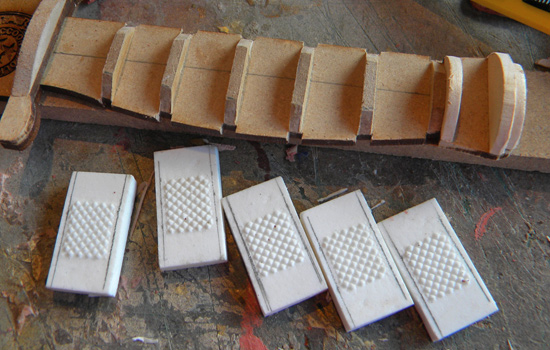 The panels are a bit wide so I had to trim off a sliver on each side.