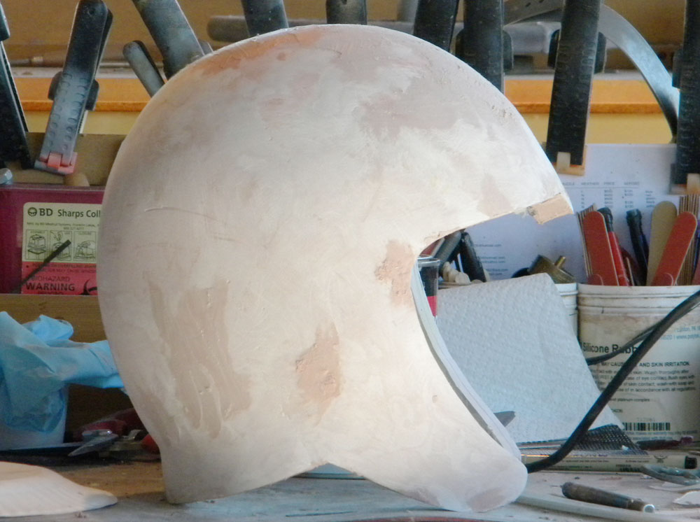  I added more Bondo to build out the sides and eventually smoothed it to a more accurate profile. 