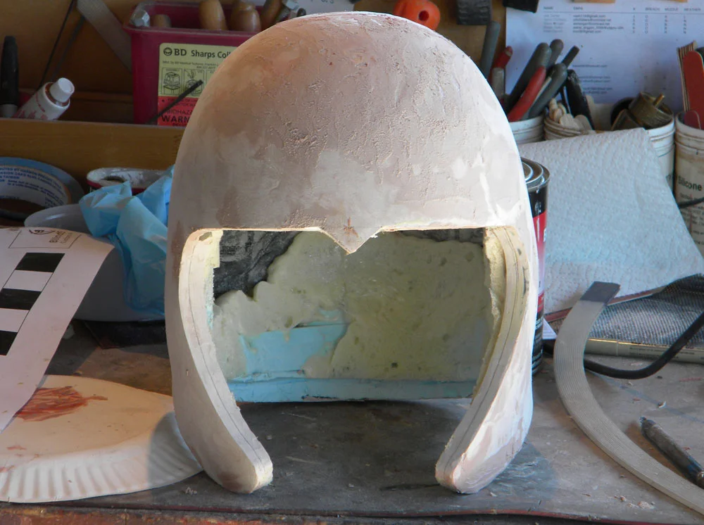 From the front, I could see that the shape of the helmet wasn’t quite right.