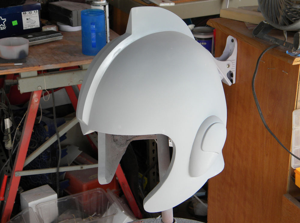  The final crest blended into the helmet. 