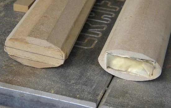 After the major cuts were done, I finished rounding them on the belt sander.