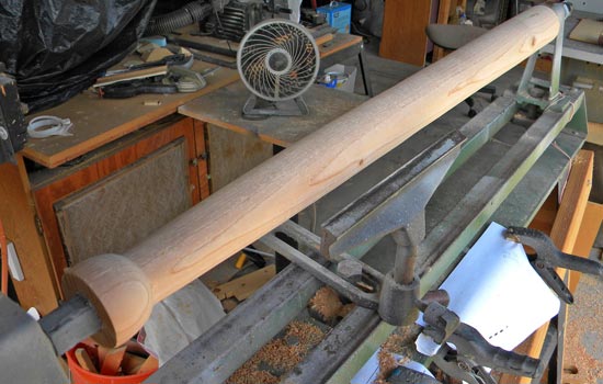 The finished shaft.