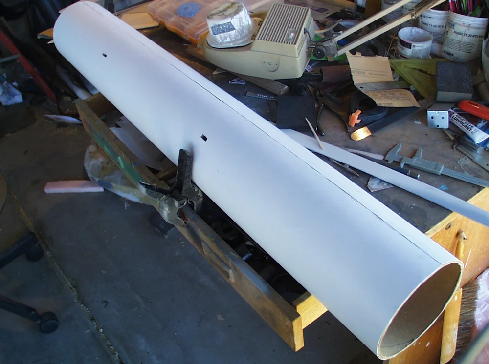 The styrene gave me a smooth, even surface with only a minor seam along the bottom.