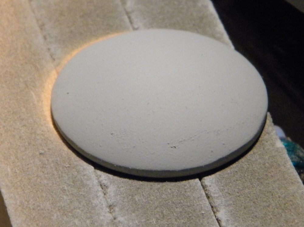 The surface was sanded smooth in preparation for molding.